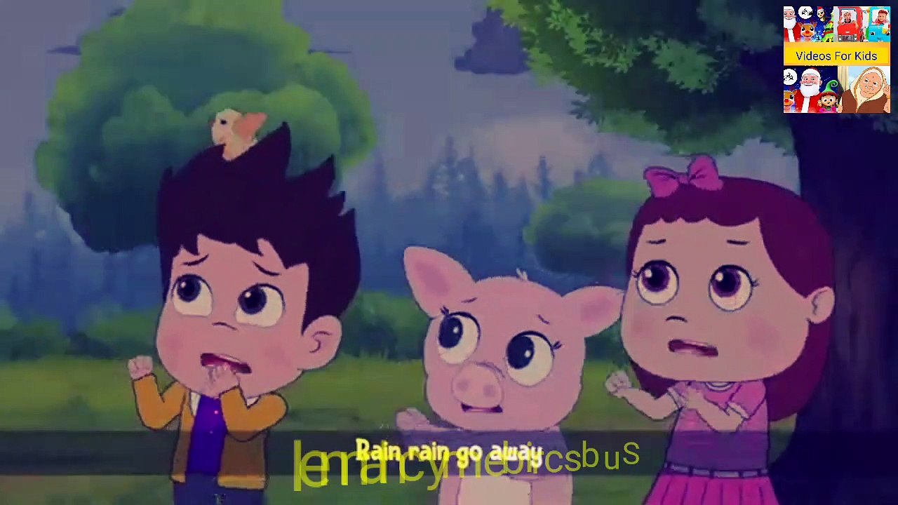 Rain, Rain, Go Away Nursery Rhyme With Lyrics  | Story of kid | Videos for kids
