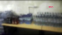 Denizli'de yılbaşı öncesi 2 bin 500 şişe sahte içki ele geçirildi