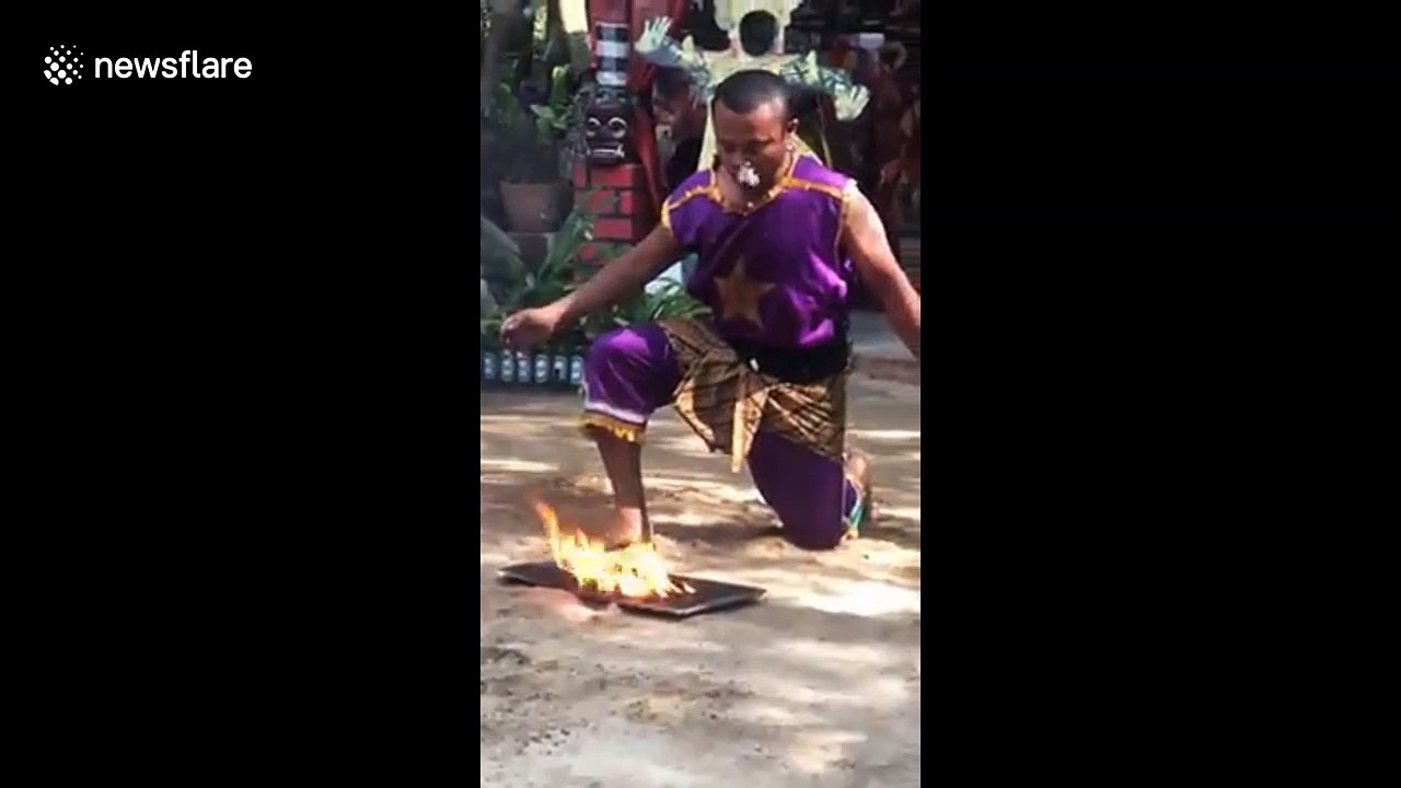 This Indonesian man EATS FIRE