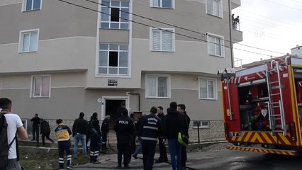 Karaman'da apartmanın bodrum katında çıkan yangın söndürüldü