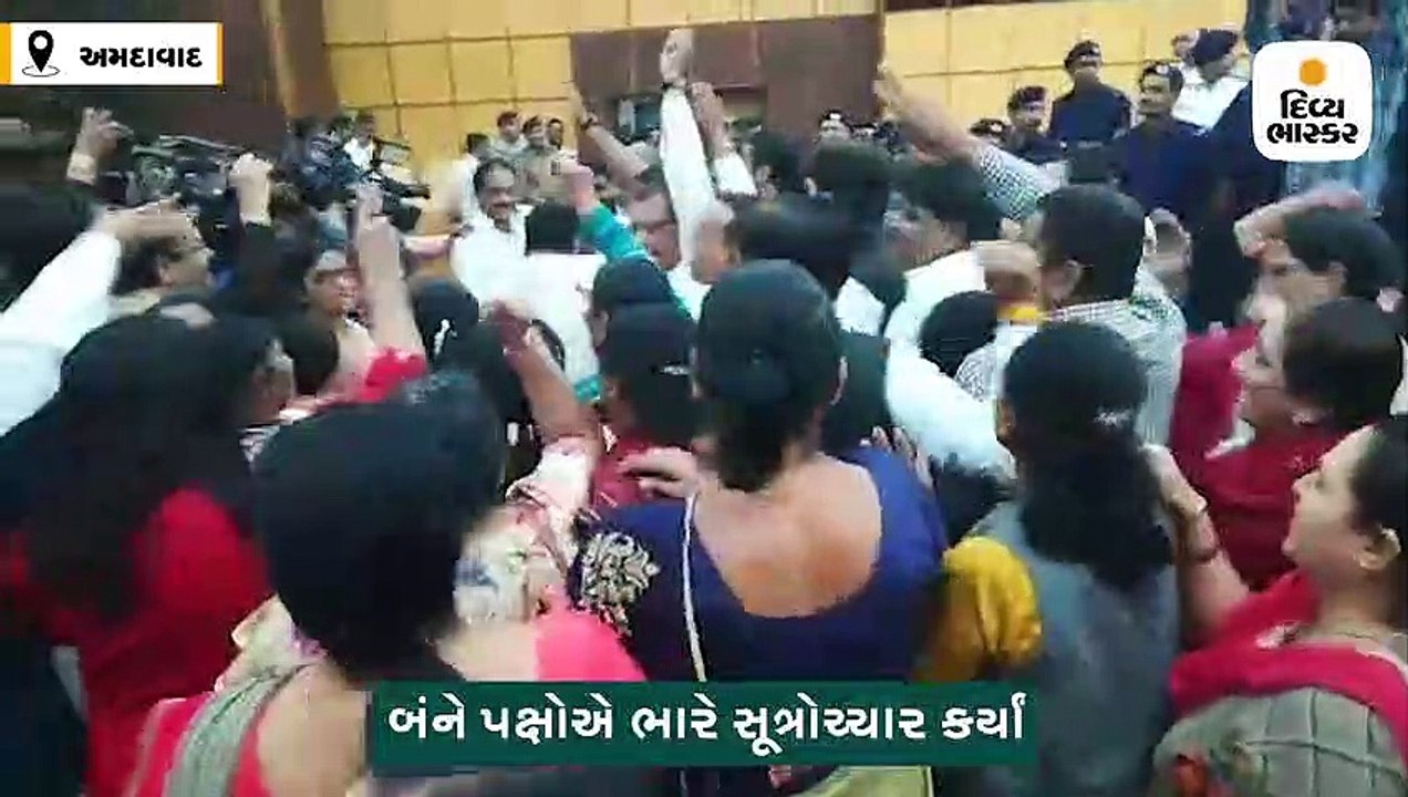 શાહઆલમ પથ્થરમારાની ચર્ચા પર મ્યુનિસિપલ કોર્પોરે...