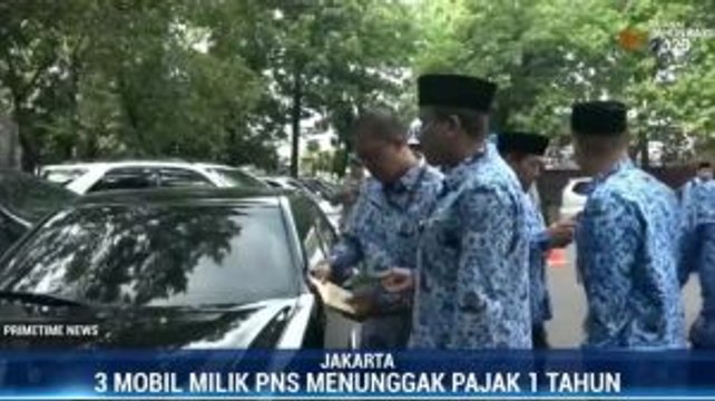 31 Mobil Terjaring Razia Pajak di Kantor Wali Kota Jaktim