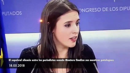 El sepulcral silencio entre los periodistas cuando Irene Montero niega algo diez segundos después de haberlo afirmado