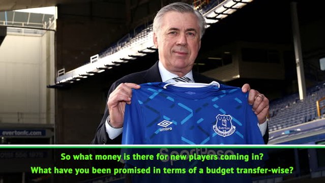 Ancelotti satisfied with Everton squad