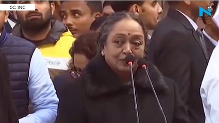 Today there is fear in the country: Former LS Speaker Meira Kumar at Rajghat protest