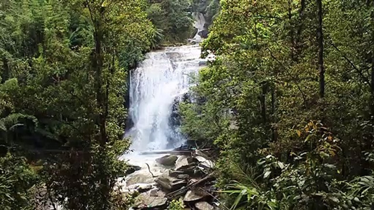 Waterfall & rocks