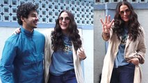 Neha Dhupia & Ishaan Khatter's fun at sets of No Filter Neha;Watch video | FilmiBeat