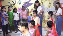 Mouni Roy celebrates Christmas with Ngo kids;Watch video | FilmiBeat