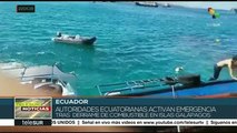 Ecuador: emergencia en Islas Galápagos por derrame de combustible