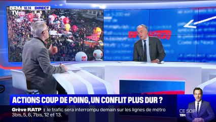 Story 3 : Actions coup de poing des grévistes dans la gare de Lyon - 23/12
