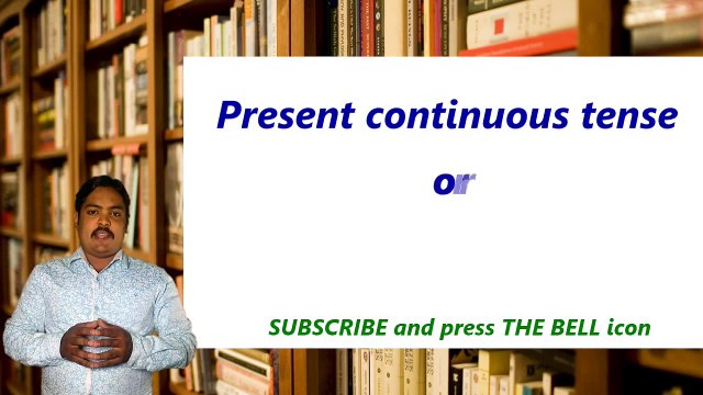 Present continuous tense | Present progressive tense | Present continuous tense in Hindi