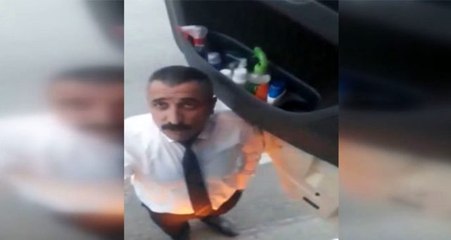 Yol verme nedeniyle tartıştığı kamyon şoförünü darp etti