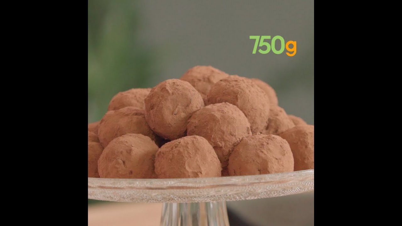 Recette des truffes aux Noix de Grenoble AOP, chocolat et dattes - 750g