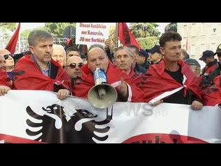 Protesta në Tiranë, kundër Minishengenit ballkanik