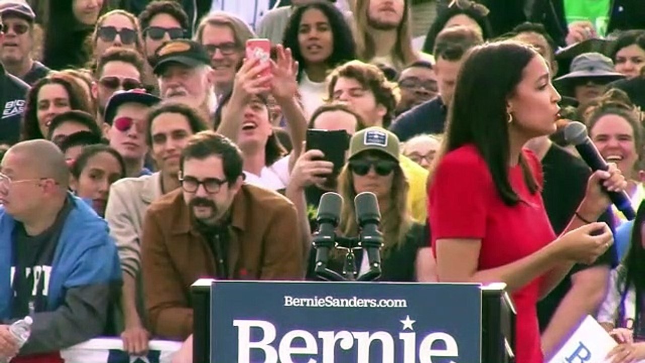 Alexandria Ocasio-Cortez tells crowd at Bernie rally America is ‘not an advanced society’, it’s ‘FASCISM”