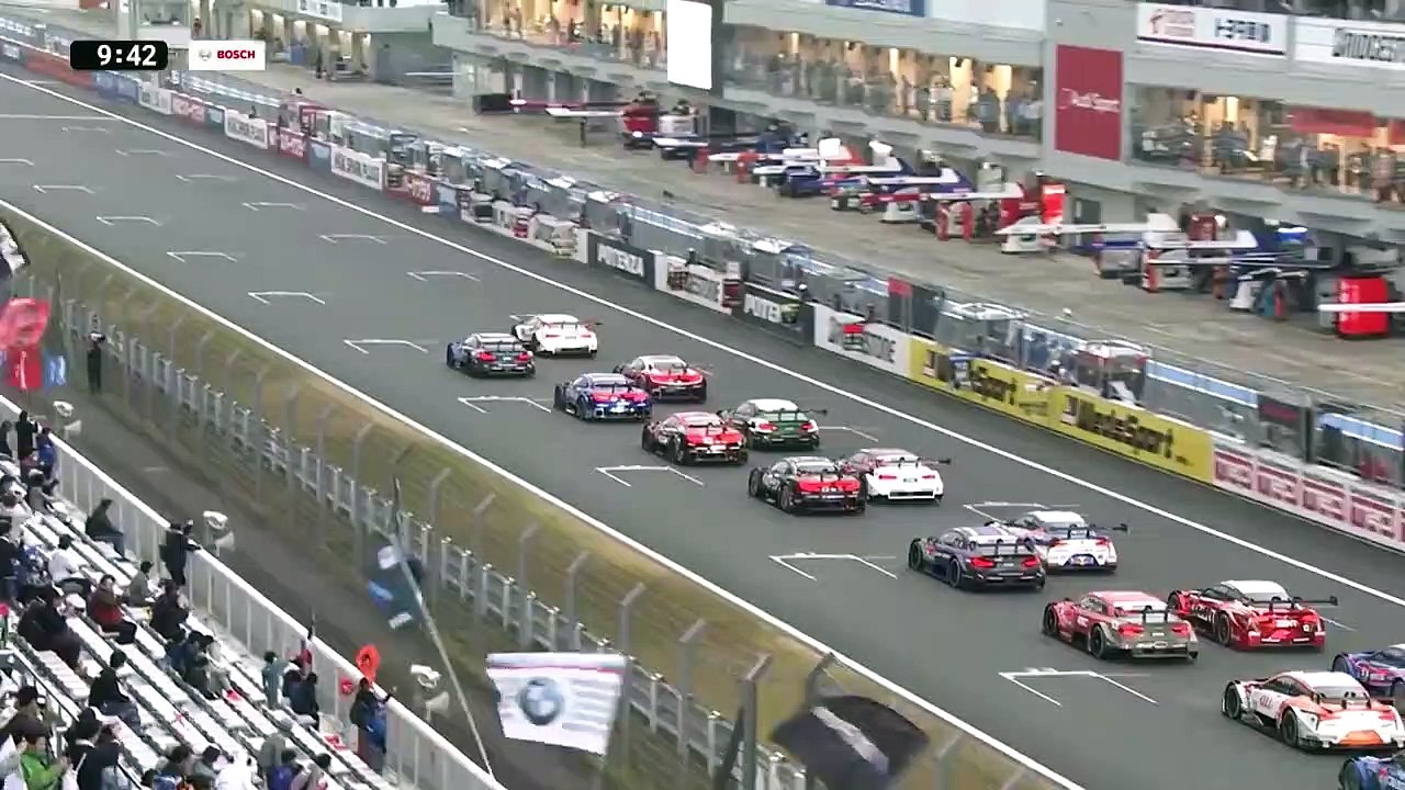 Fuji 2019 Super GT DTM Dream Race 2 Restart Big Crash