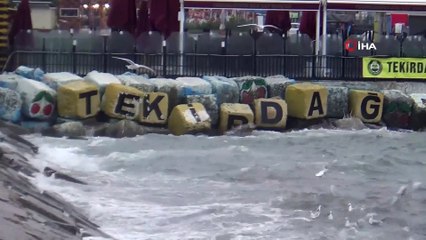 Tekirdağ'da lodos etkili oldu