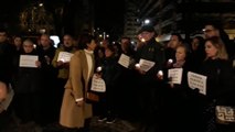 Homenaje en Pamplona a las víctimas de ETA con motivo del inicio de las Navidades