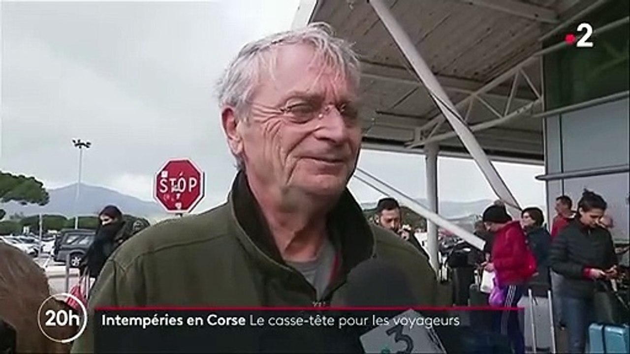 Corse : le trafic reprend petit à petit après le passage de la tempête Fabien