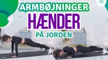 Armbøjninger, hænder på jorden - Fit Og Frisk