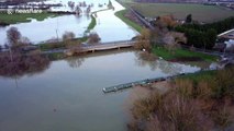 Christmas travel plans disrupted by flooding in England's Cambridgeshire