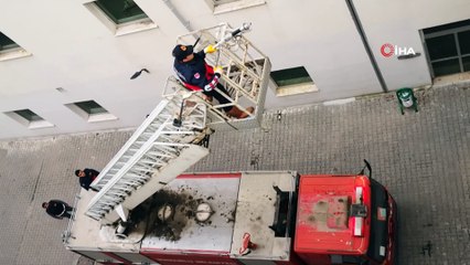 Hastanedeki yangın tatbikatı gerçeği aratmadı