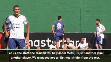 Messi's just one of the guys - Argentina coach Scaloni