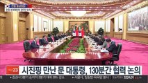 문 대통령-시진핑, 北제재완화 유엔 결의안 논의