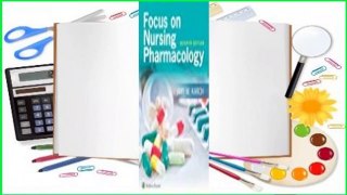 About For Books  Focus on Nursing Pharmacology  For Free