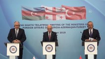 Türkiye-Gürcistan-Azerbaycan Dışişleri Bakanları ortak basın toplantısı - Davit Zalkaliani - TİFLİS