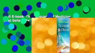 Full E-book  The Language of Medicine  Best Sellers Rank : #3