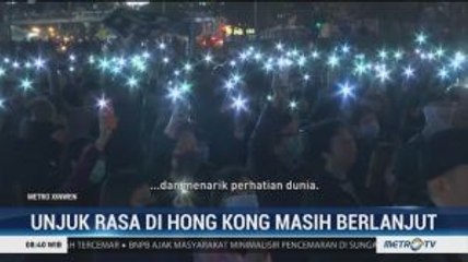 Unjuk Rasa di Hong Kong Masih Berlanjut