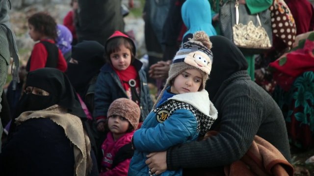 'We only have God's mercy': Syrians flee violence