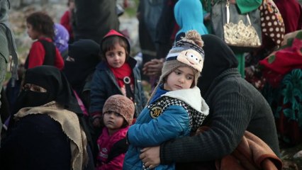 'We only have God's mercy': Syrians flee violence