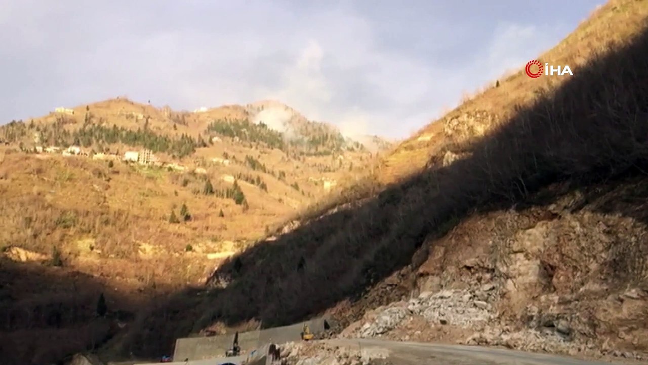 Trabzon'da örtü yangınları sürüyor