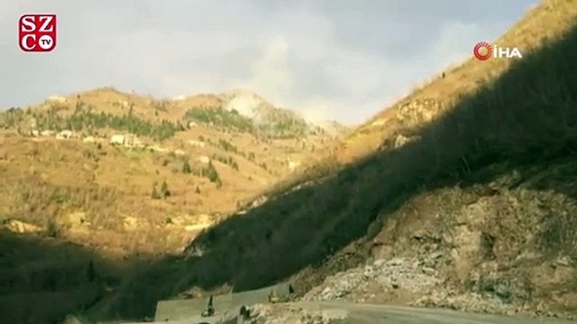 Trabzon'da örtü yangınları sürüyor