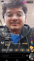 Soul mortal live from Delhi airport before going to PEC china ||mortal live with 8bitmafia