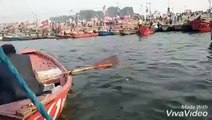 Amazing Lot of Birds in one place with unique style at the holy Ganga River