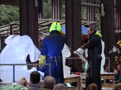Sculptures de glace Noël 2019 Nantes