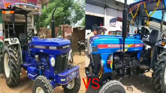 Farmtrac 6055 vs Powertrac Euro 55 difference full review
