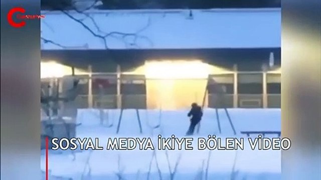 Sosyal medyayı ikiye bölen video...