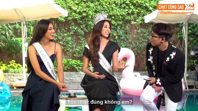 CHAT CÙNG SAO II HOA HẬU KHÁNH VÂN HÀI HƯỚC THÚ NHẬN ''GIẢI ÁO DÀI DO ĐỊNH MỆNH SẮP ĐẶT'' II YANNEWS