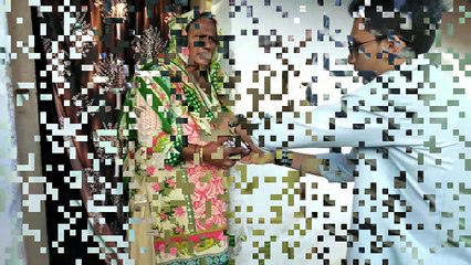 A message to#fambruh members serving food to poor people