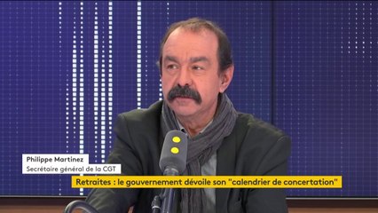 Réforme des retraites : Philippe Martinez n'a pas "reçu d'invitation" pour la nouvelle réunion de concertation