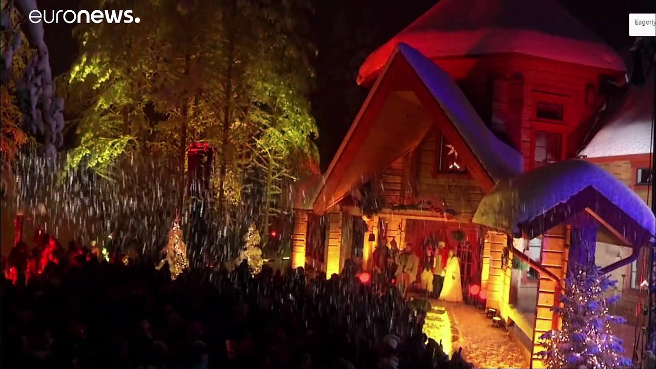 Weihnachtsmann fährt los