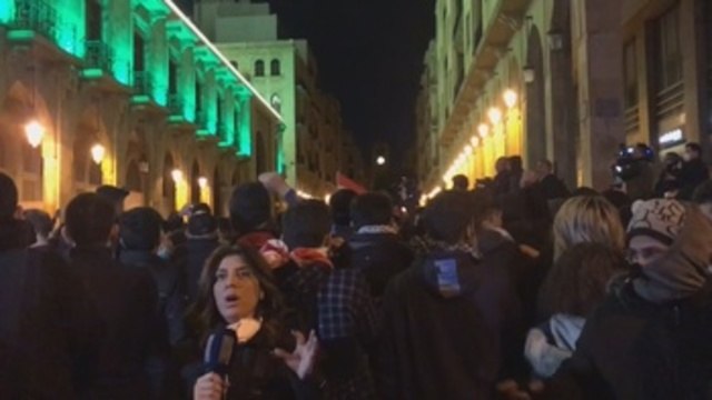 Agresiones, despidos y un renacer de los medios en las protestas del Líbano