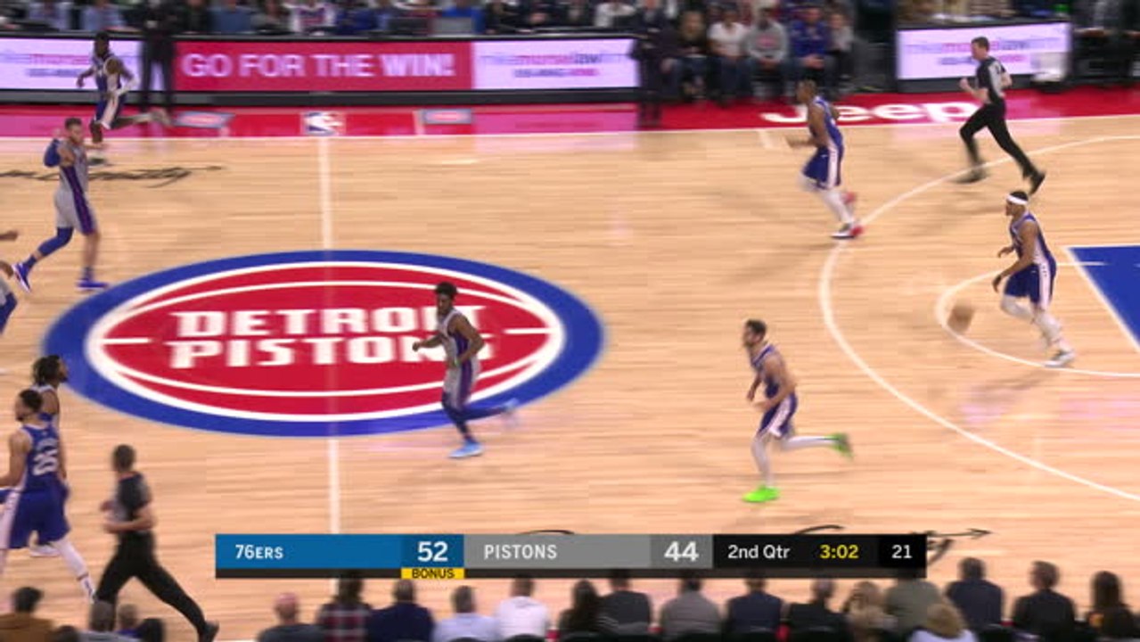 Harris, Simmons star as 76ers brush past Pistons