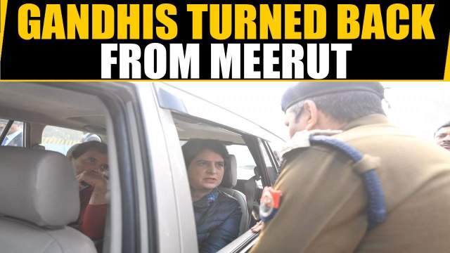 Rahul Gandhi, Priyanka Gandhi turned back from Meerut by UP police | Oneindia News