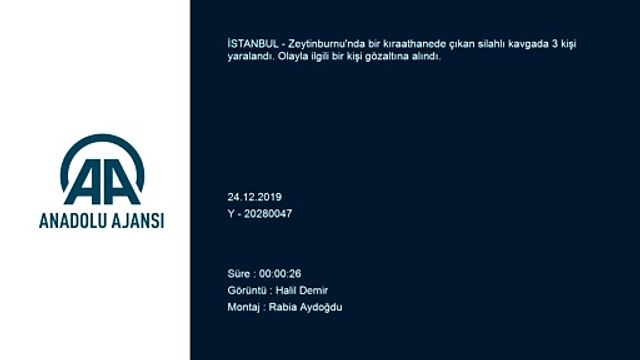 Zeytinburnu'nda kıraathanede çıkan kavgada 3 kişi yaralandı - İSTANBUL