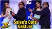 Saiee Manjrekar | Saiee's Cute Gesture For Her Fan | Dabangg 3, Salman Khan